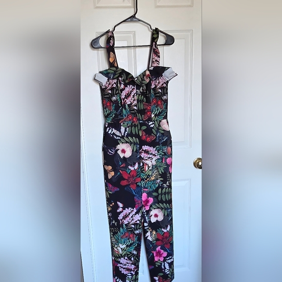 H&M Floral Jumpsuit Size 10 - Picture 3 of 16